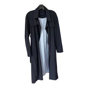Classic Zara trench coat in dark blue, size XS